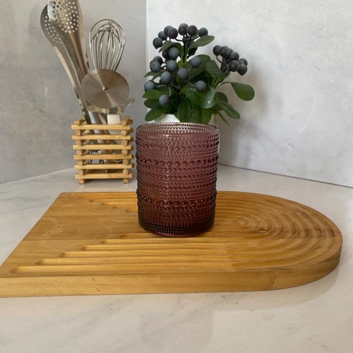 [GR133-P] Verre Forme Basse Rose Fonce