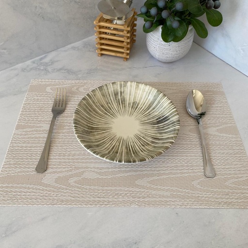 [GBSEO20CKM45872] Assiette Creuse Beige 20Cm