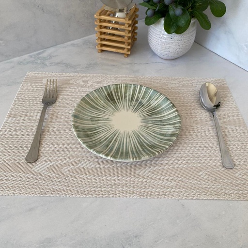 [GBSEO19DUM45873] Assiette A Dessert Verte 19Cm