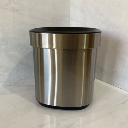 [109950-002M] Poubelle Ouverte Inox 8L 